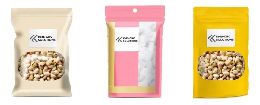 Typische Produkte und Gebinde für Horizontale Verpackungsmaschine für Granulat in vorgefertigten Beuteln