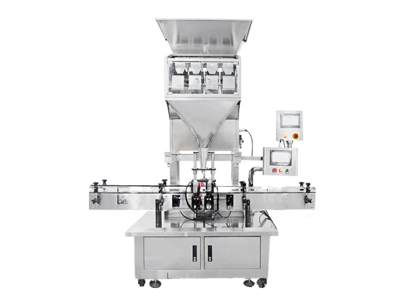 Automatische Granulatabfüllmaschine – Dosiert und füllt körnige Produkte wie Reis, Nüsse, Zucker oder Kaffee automatisch ab